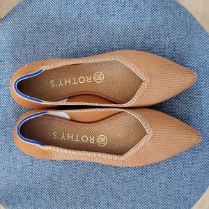 Rothys The Point Flats in Brandy